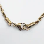 NEFERU Rope Chain Necklace – Gold Stainless Steel - Image 2