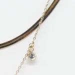 NEFERU Third Eye Layers – Gold Multi-Strand Necklace - Image 2
