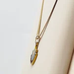 NEFERU Boho Geo Pendant – Gold Stainless Steel - Image 3