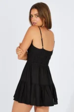 SHEIN Black Fit And Flare Dress Mini - Image 4