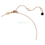 Swarovski Swan pendant Swan, Black, Rose gold-tone plated - Image 3