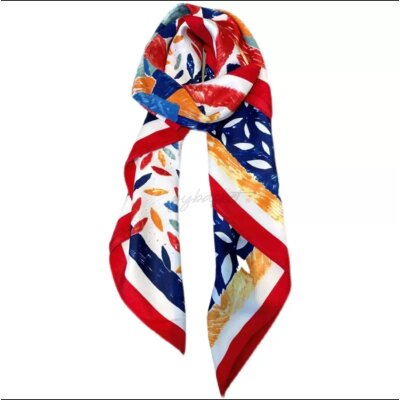 Silk Scarf red