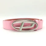 "Diesel women's Belt PINK LEATHER"