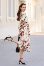 Floral Long Sleeve Dress - Image 3