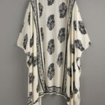 Shein Vintage-style kimono with elegant pattern print.