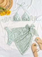 Shein Swim 2Piece Floral Bikini