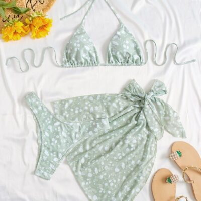 Shein Swim 2Piece Floral Bikini