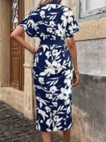 Shein Chiquease Printed Waist Tie Dress - Image 2
