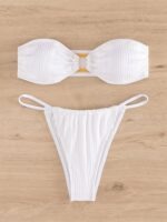 Shein Strapless Asymmetrical Bikini - Image 2