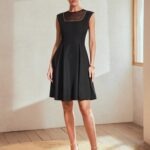 Shein MOTF Pearl & Rhinestone Dress