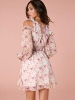 Shein Romantic Pink Floral Dress - Image 4