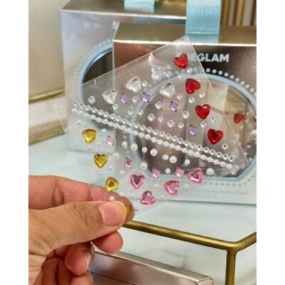 Star & Heart Face Gem Stickers