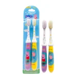 Equate Kids Peppa Pig Manual Toothbrush, Soft Bristles (2 Pack) - Image 6