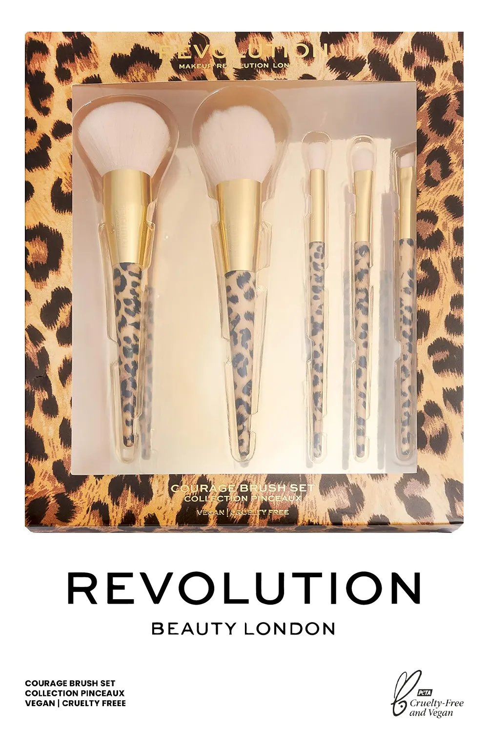 REVO1 Makeup Revolution, Wild Animal, Courage, Brush Set - Image 1