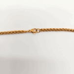NEFERU Rope Chain Necklace – Gold Stainless Steel - Image 3