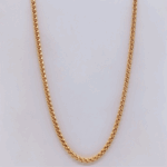 NEFERU Rope Chain Necklace – Gold Stainless Steel - Image 4