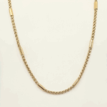 NEFERU Rope Necklace – Gold Plated Stainless Steel - Image 4