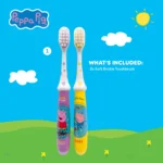 Equate Kids Peppa Pig Manual Toothbrush, Soft Bristles (2 Pack) - Image 5