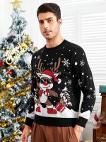 Shein Manfinity VCAY Men Christmas Pattern Sweate - Image 3