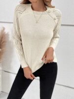 SHEIN Button Up Sweater