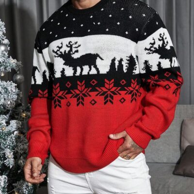 Shein Manfinity Plus Christmas Sweater