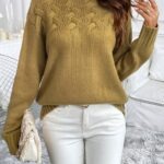 Shein Chiquease High Neck Knit Sweater