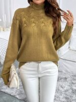 Shein Chiquease High Neck Knit Sweater