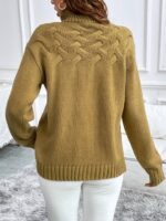Shein Chiquease High Neck Knit Sweater - Image 2
