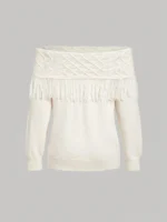 SHEIN Fringe Knit Sweater - Image 2