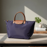 LONGCHAMP Brown Horse Logo Handbag purple - Image 2