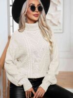 SHEIN Turtleneck Knit Sweater - Image 3