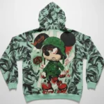 Mickey Soldier Graphic Hoodie Unisex - Image 4
