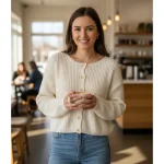 SHEIN Statement Knit Cardigan