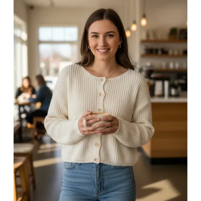 SHEIN Statement Knit Cardigan