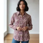SHEIN Paisley Print Blouse