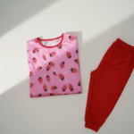 Women’s Winter Pajamas Strawberry - Image 2