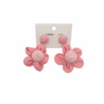 NEFERU The Perfect Pop of Pink Earrings - Image 2