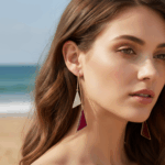 Red & Gold Radiance Earrings