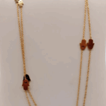 NEFERU Long Layered Gold Necklace - Image 3