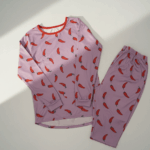 Women's Winter Pajamas Chili Pepper pink - Image 2