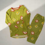 Women’s Winter Pajamas Winnie the Pooh green - Image 2