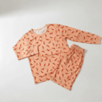 Women's Winter Pajamas Chili Pepper Peach - Image 2