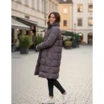 SHEIN Long High-Neck Puffer - Image 3