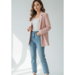 SHEIN Soft Pink Blazer