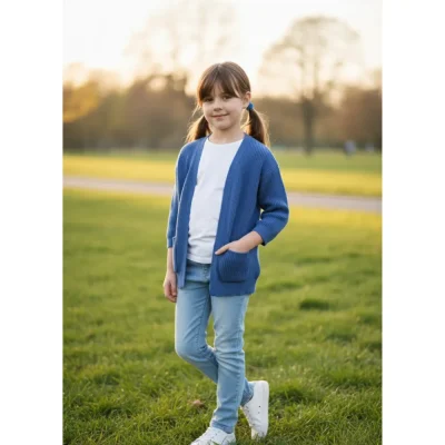 SHEIN Kids Blue Cardigan