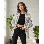Floral Print Blazer for Women