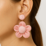 NEFERU The Perfect Pop of Pink Earrings