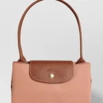 LONGCHAMP Brown Horse Logo Handbag pink