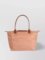 LONGCHAMP Brown Horse Logo Handbag pink - Image 3