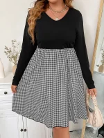 Shein Calvaya Houndstooth Dress - Image 4